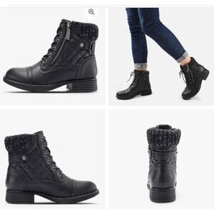 STQ Women's Combat Ankle Boots Size 6